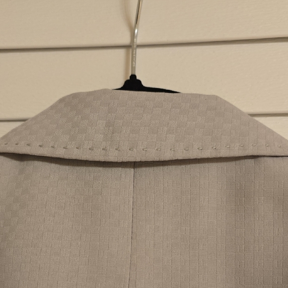 Allen by Abs Light Gray Classic Suit Jacket Blazer - Picture 8 of 13